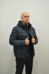 картинка Куртка зимняя мужская синяя магазин Одежда+ являющийся официальным дистрибьютором в России 