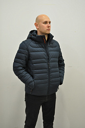 картинка Куртка зимняя мужская синяя магазин Одежда+ являющийся официальным дистрибьютором в России 